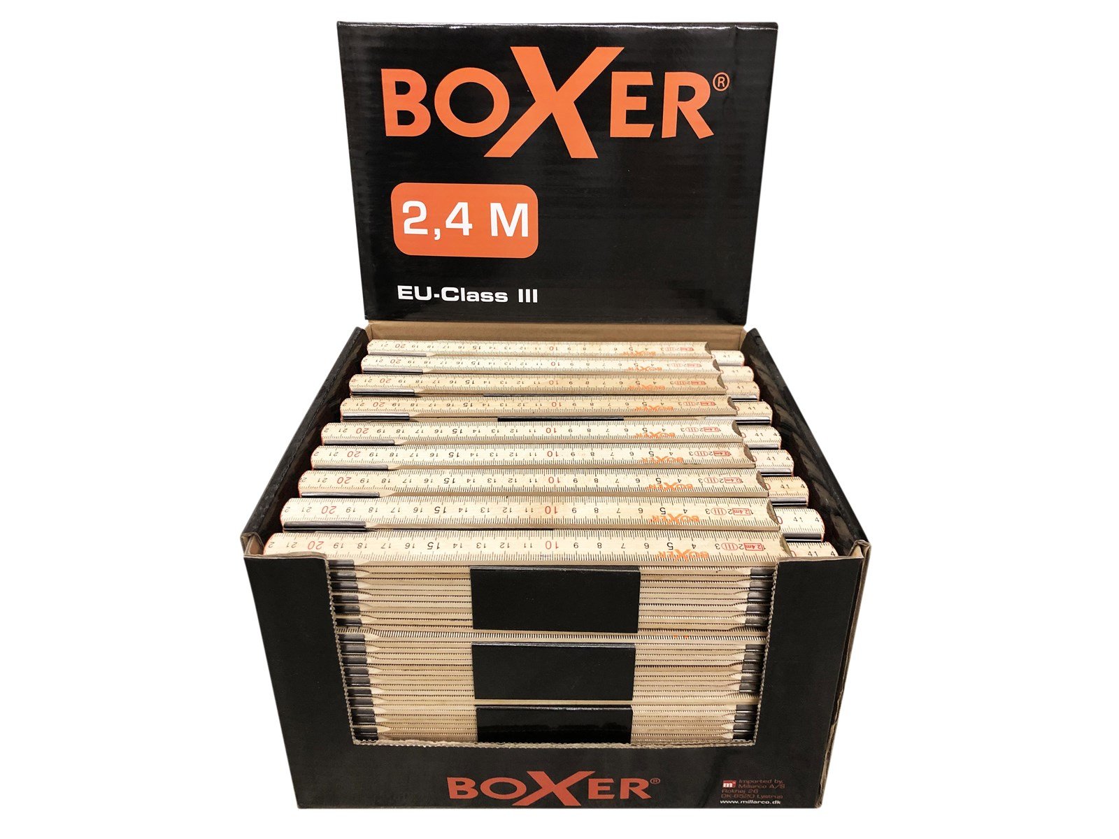 Boxer Wooden folding ruler 240 cm Boxer Wooden folding ruler 240 cm